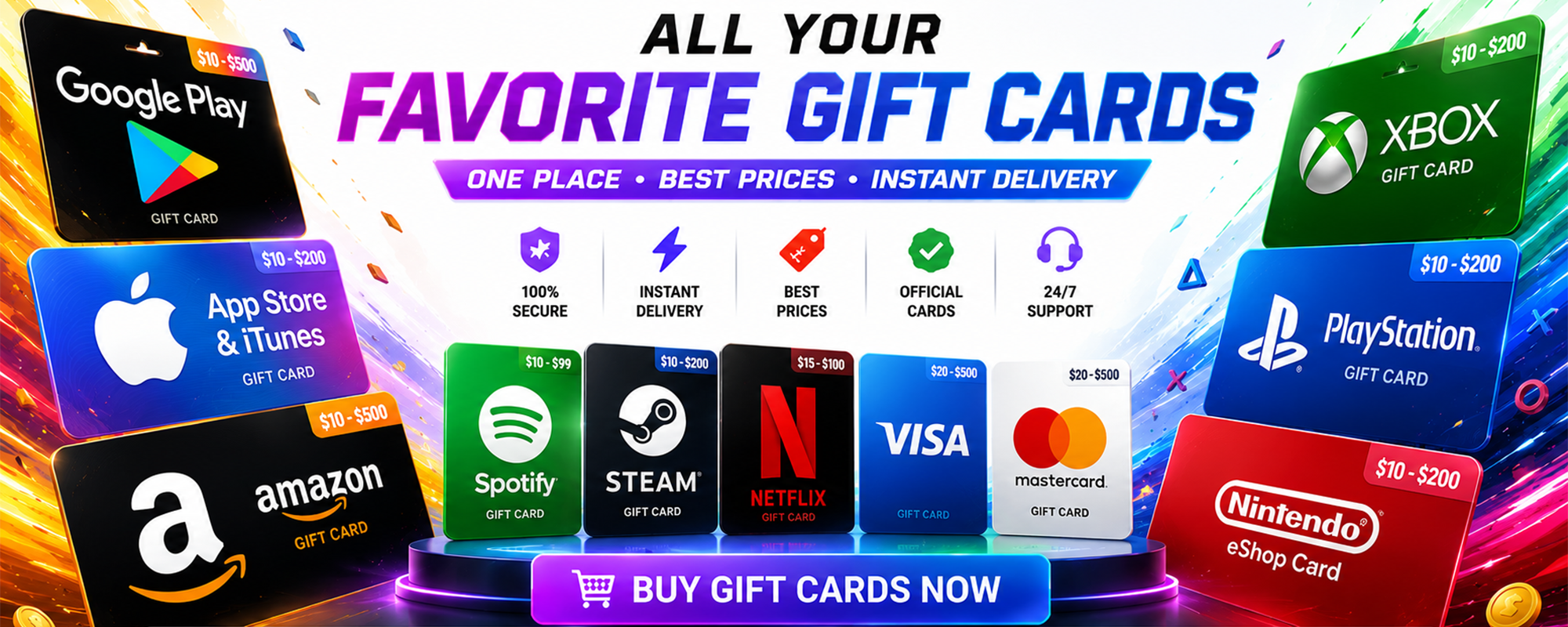 Gift Cards Banner